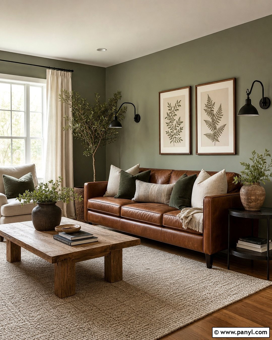 Sage Green Walls With Brown Couch - 20 Best Wall Color For Brown Couch Ideas