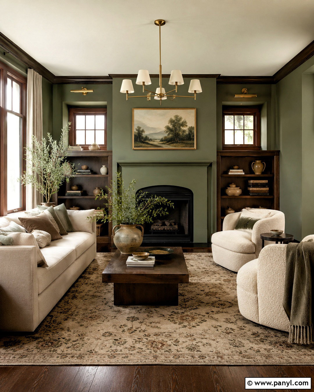 Sage Green Walls With Dark Wood - 20 Wall Colors To Match Dark Wood Ideas