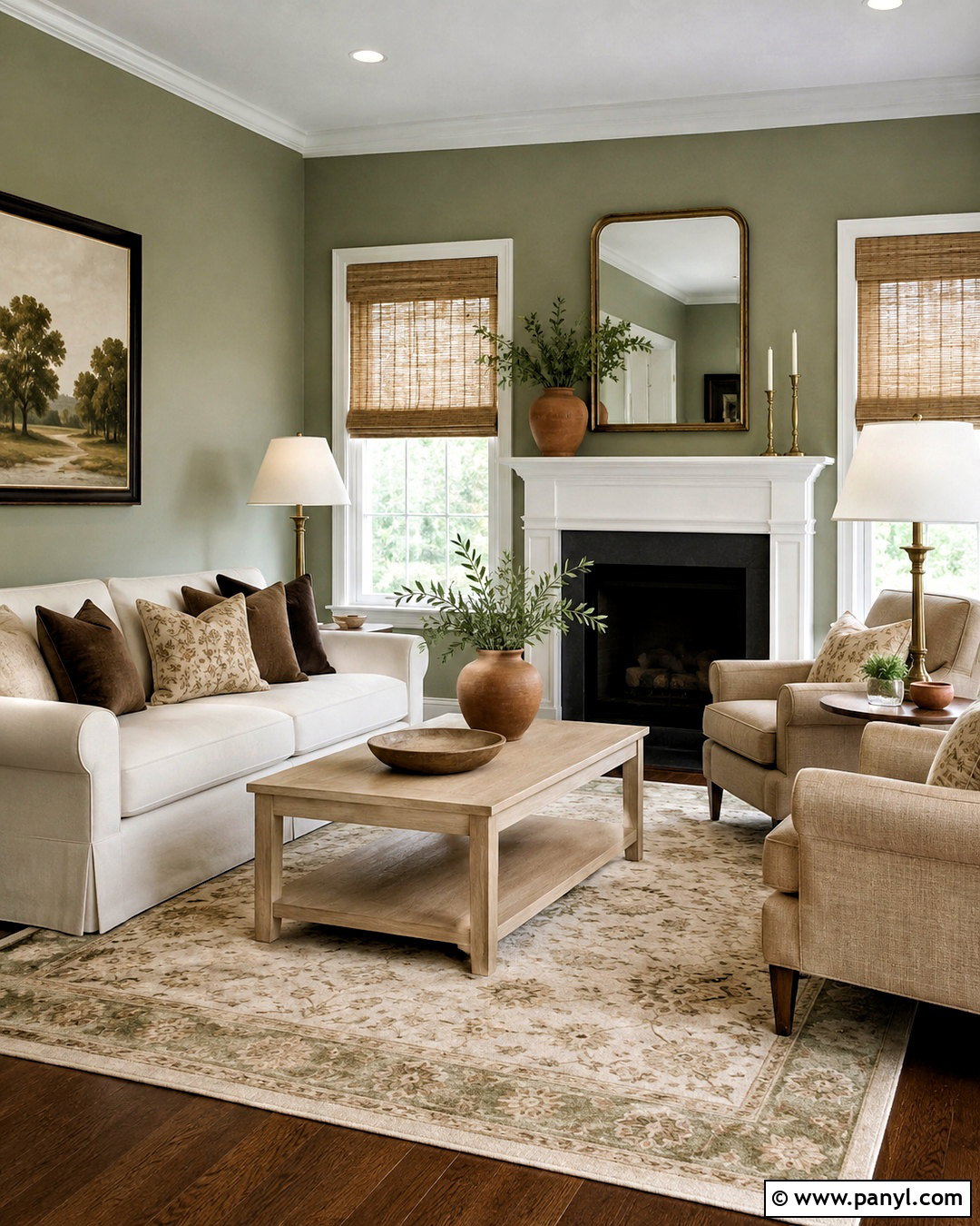Sage Green Walls With Dark Wood Floors - 35 wall colors for dark wood floors