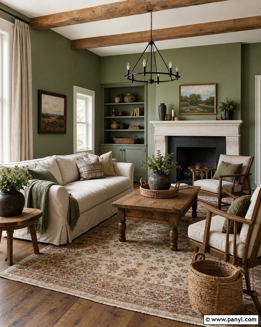 Sage Green Walls With Farmhouse Decor - 35 sage green wall color ideas