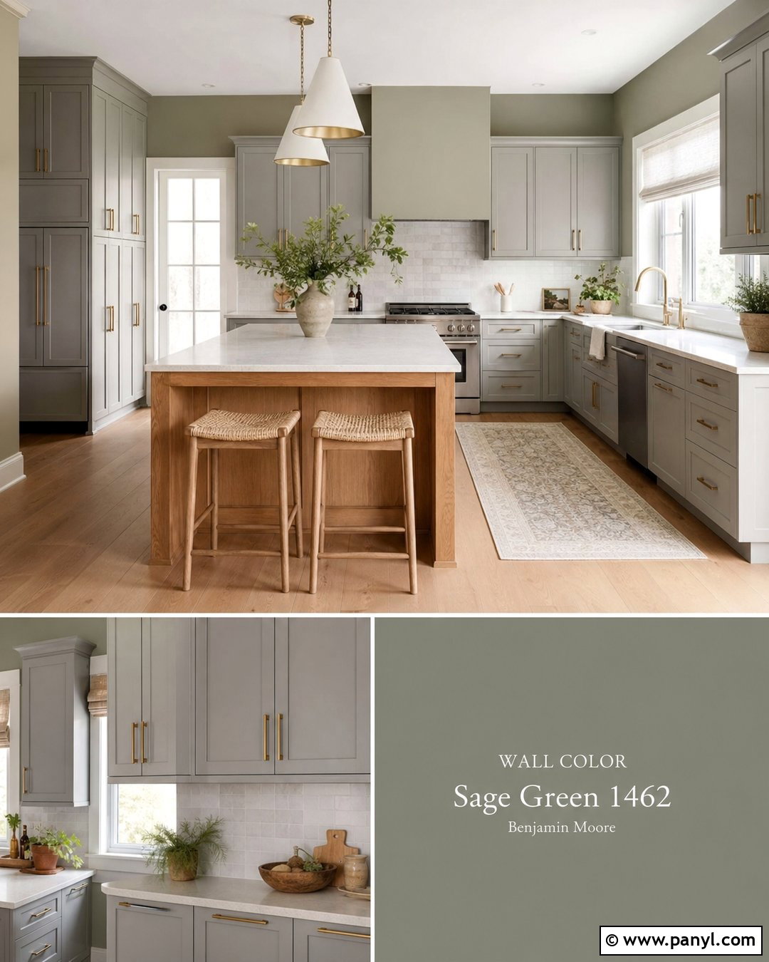 Sage Green Walls With Gray Cabinets - 30 Wall Color For Grey Cabinets