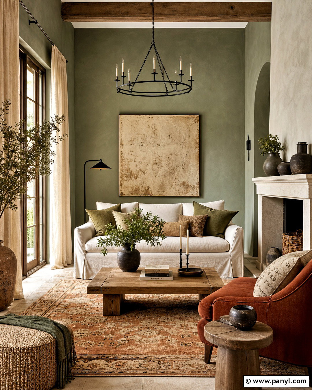 Sage Green Walls With Terracotta Decor - 20 sage wall color ideas