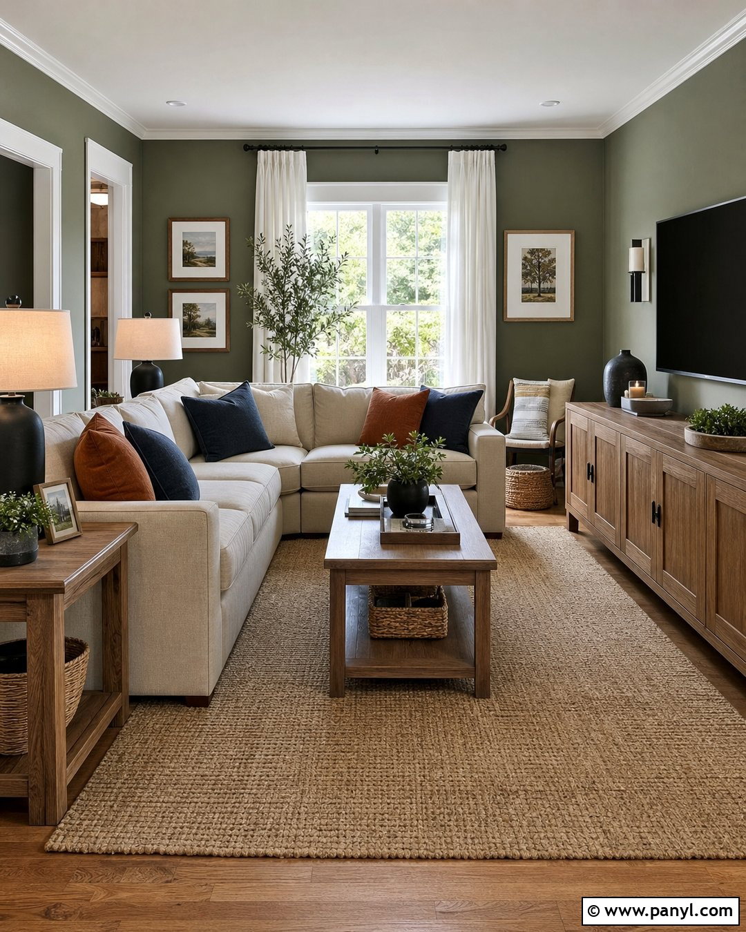 Sage Green Walls With White Trim - 25 Sage Green Painted Walls