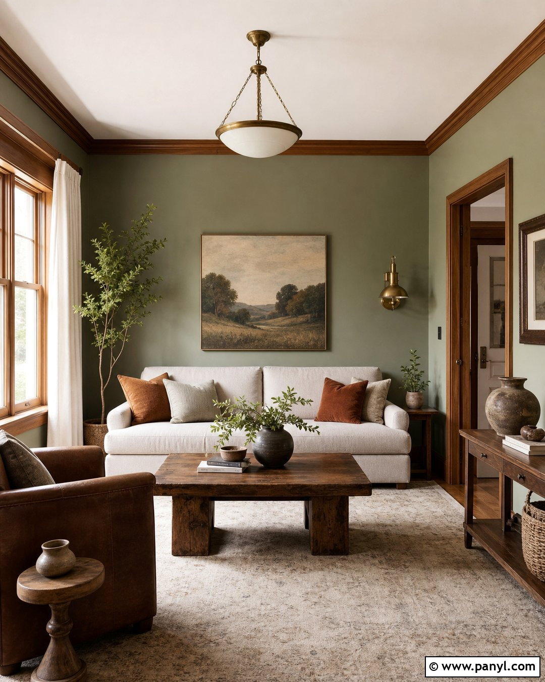 Sage Green Walls With Wood Trim - 25 Sage Green Painted Walls