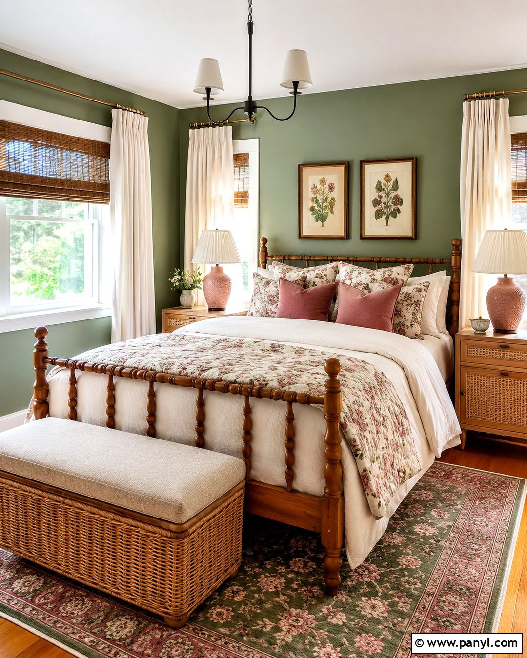 Sage Green Walls - 20 Romantic Wall Colors