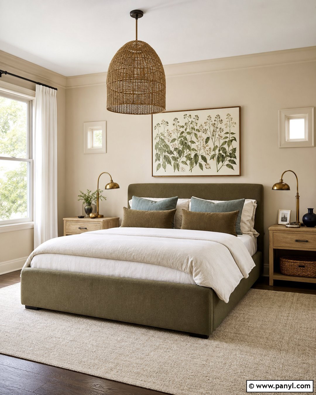 Sage Green With Beige Walls - 20 Colours That Go With Beige Walls