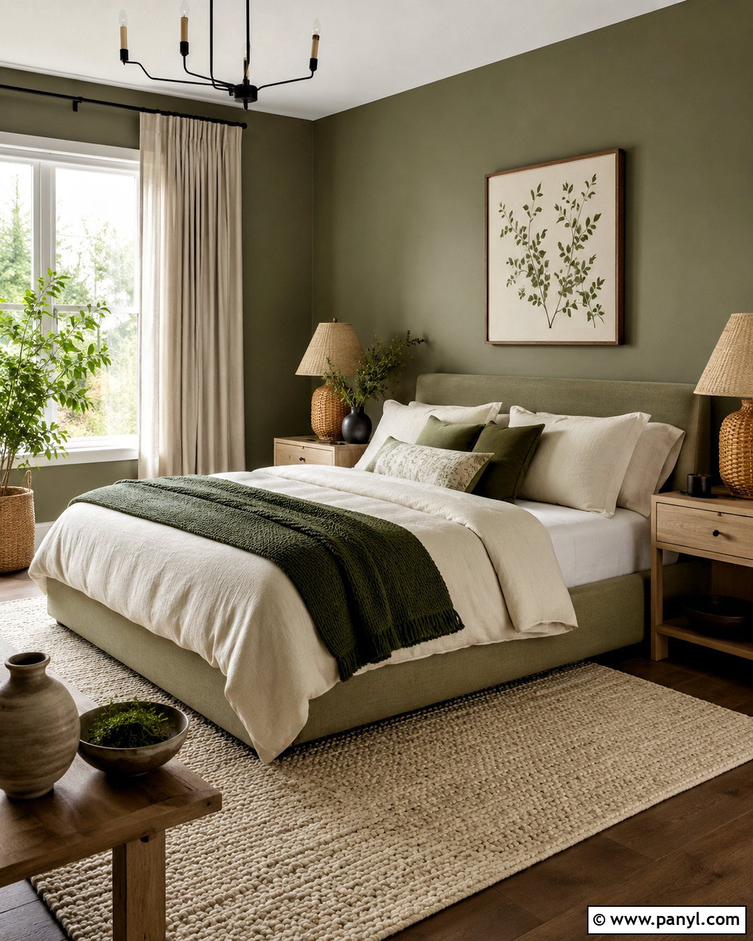 Sage Green With Olive Green Walls - 20 What Colours Go With Olive Green Walls