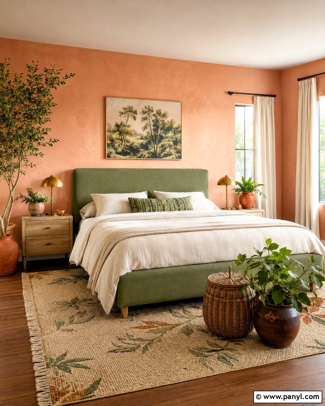 Sage Green With Peach Walls - 20 What Colours Go With Peach Walls