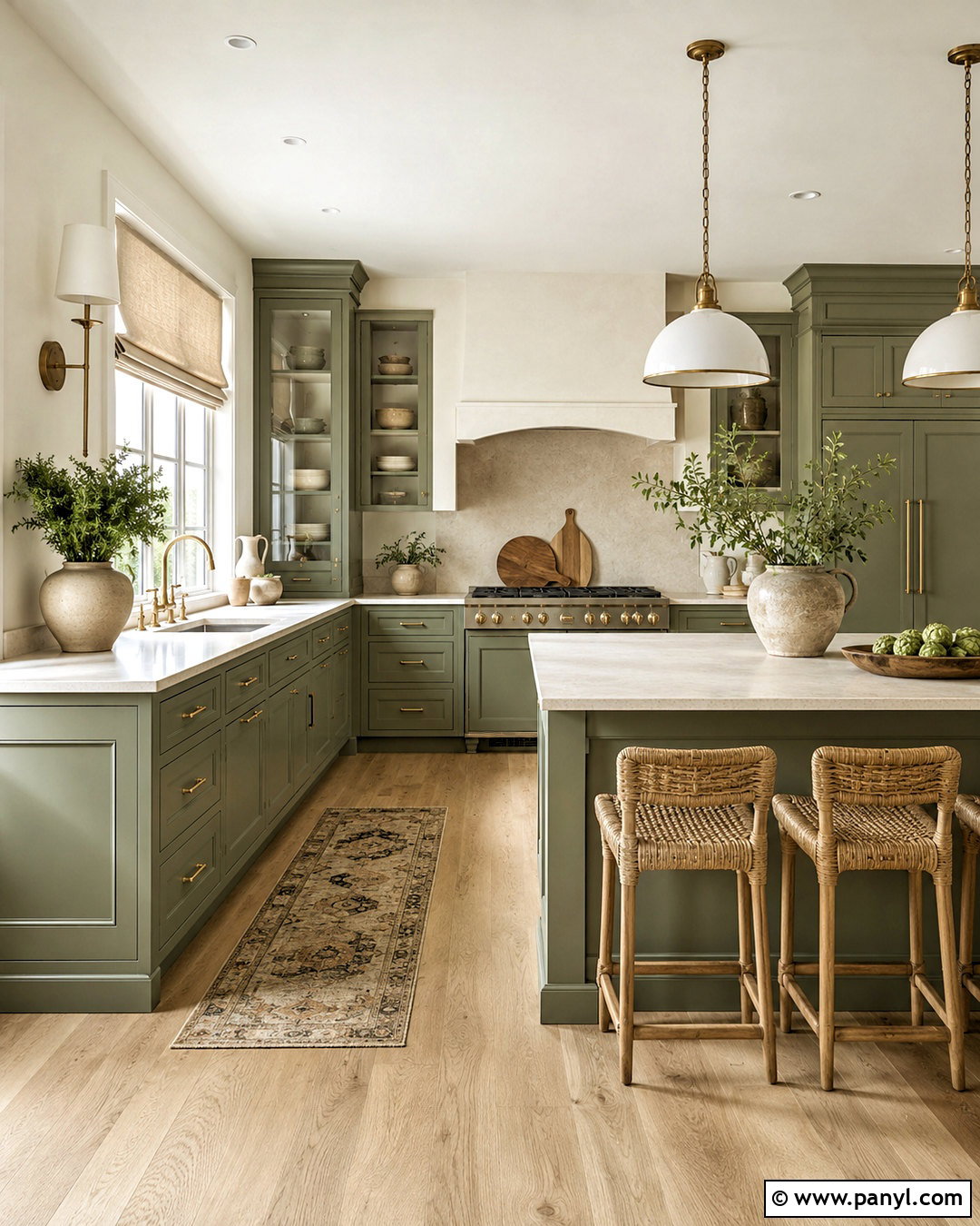 Sage Green and Warm White Color Palette - 20 luxe color palette ideas