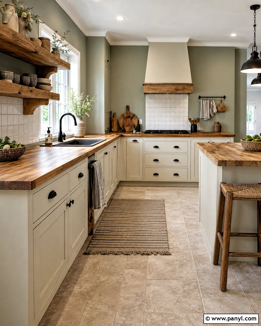 35 Sage Kitchen Walls for a Calm, Nature-Inspired Refresh