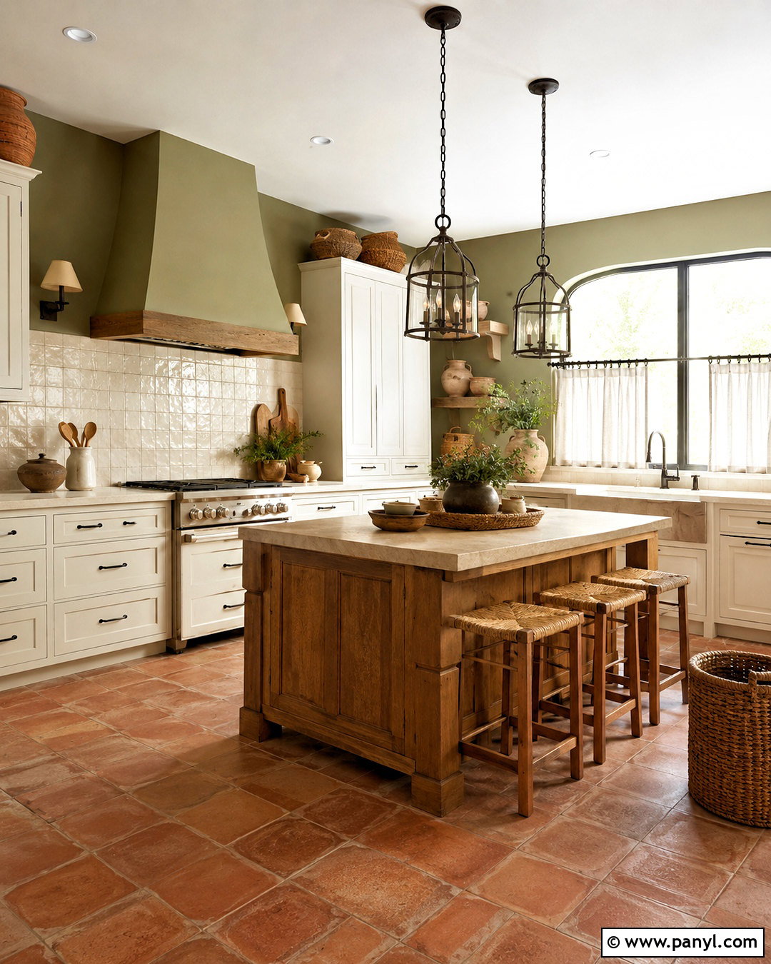 Sage Kitchen Walls With Terracotta Floors - 35 sage kitchen walls