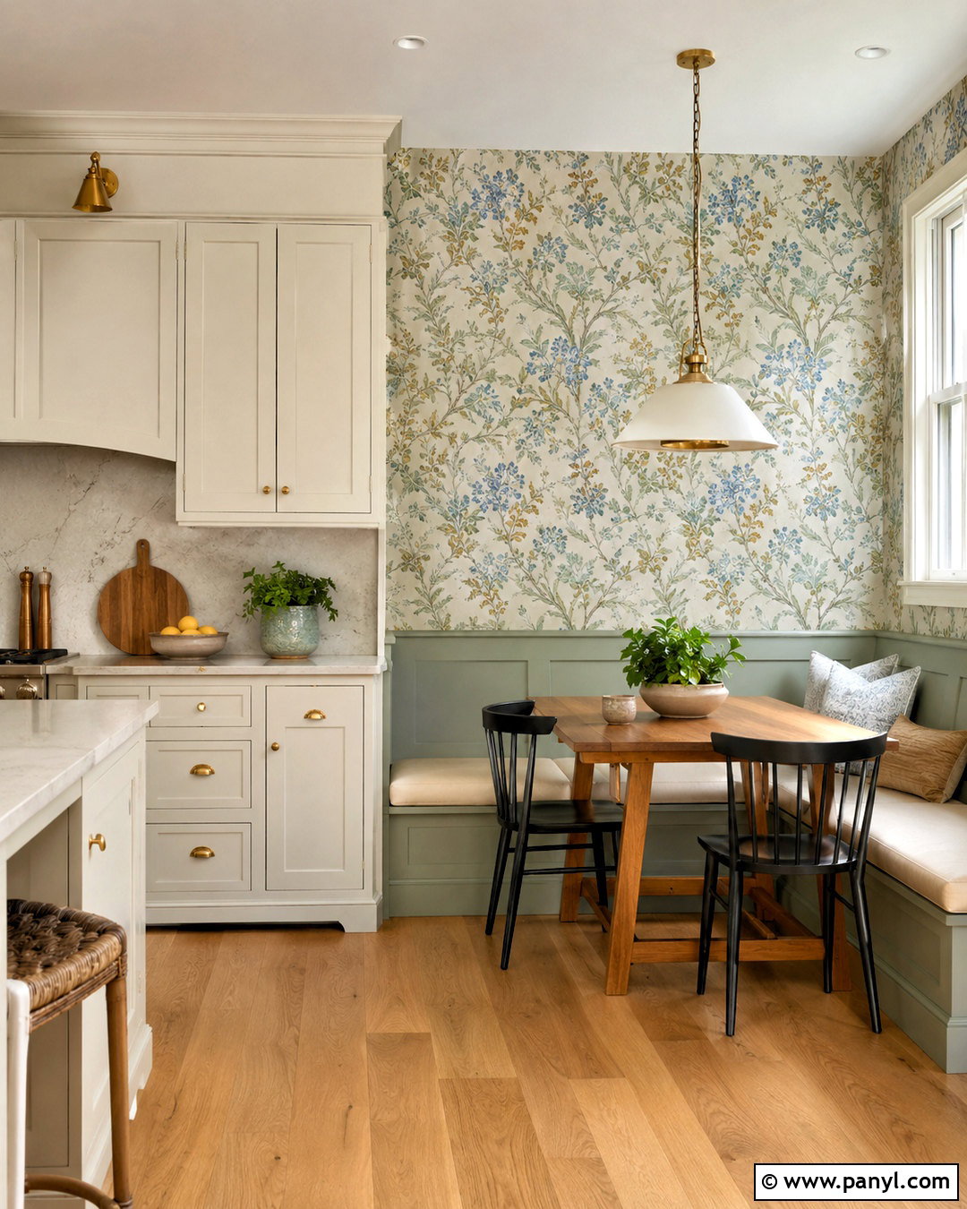 Sage Kitchen Walls With Wallpaper - 35 sage kitchen walls