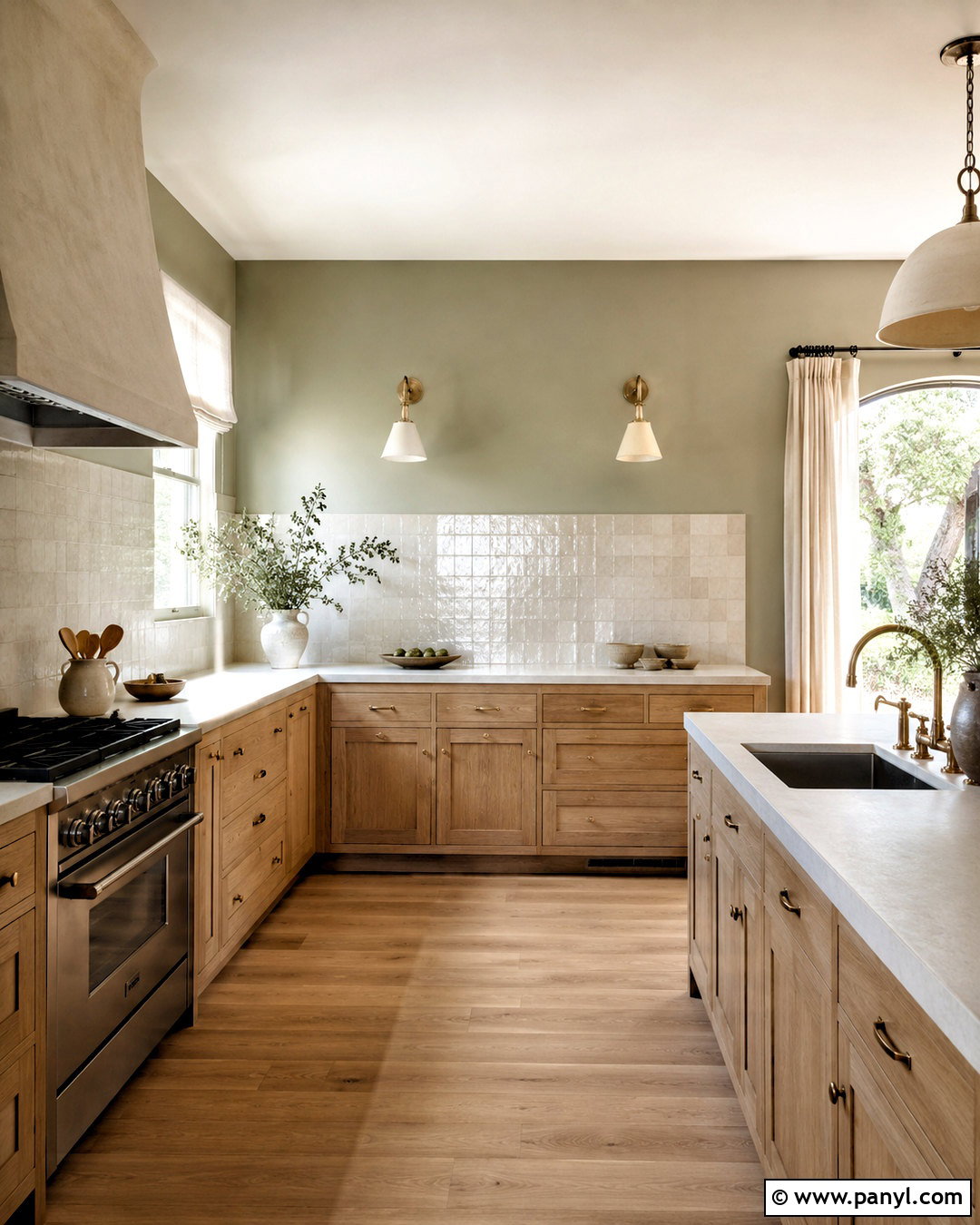 Sage Kitchen Walls With Zellige Tile - 35 sage kitchen walls