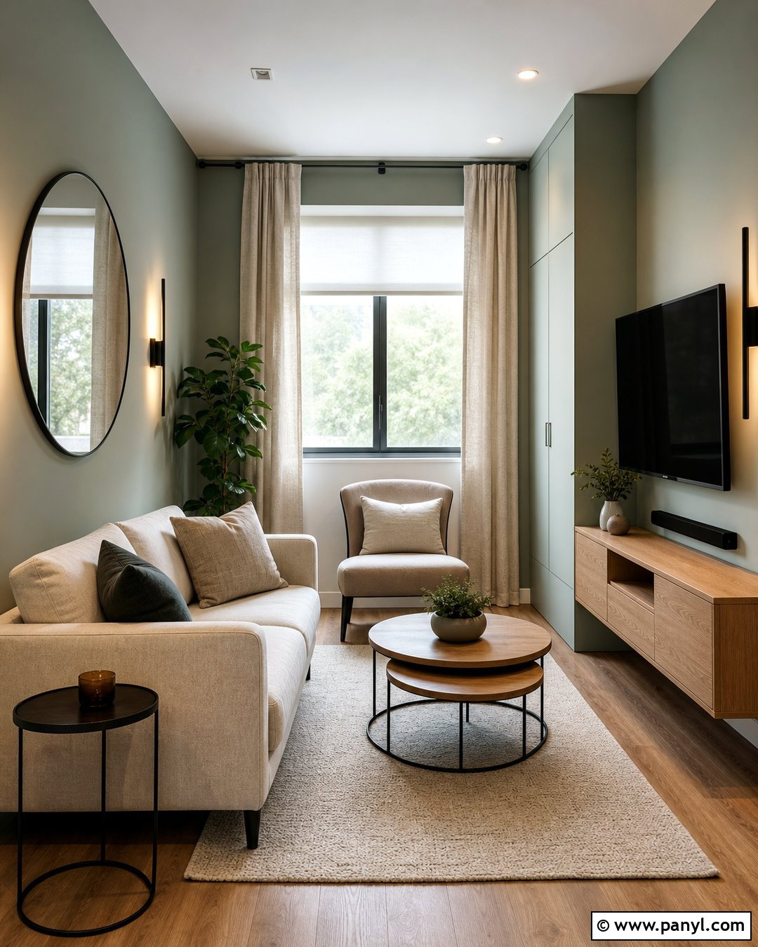 Sage Living Room Walls With Small Space Layout - 25 Sage Living Room Walls
