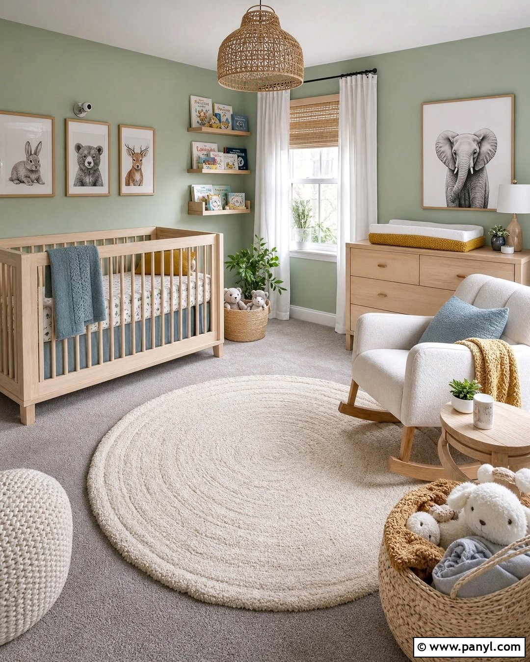 Sage Nursery With Grey Carpet - 20 Sage Walls Grey Carpet Ideas