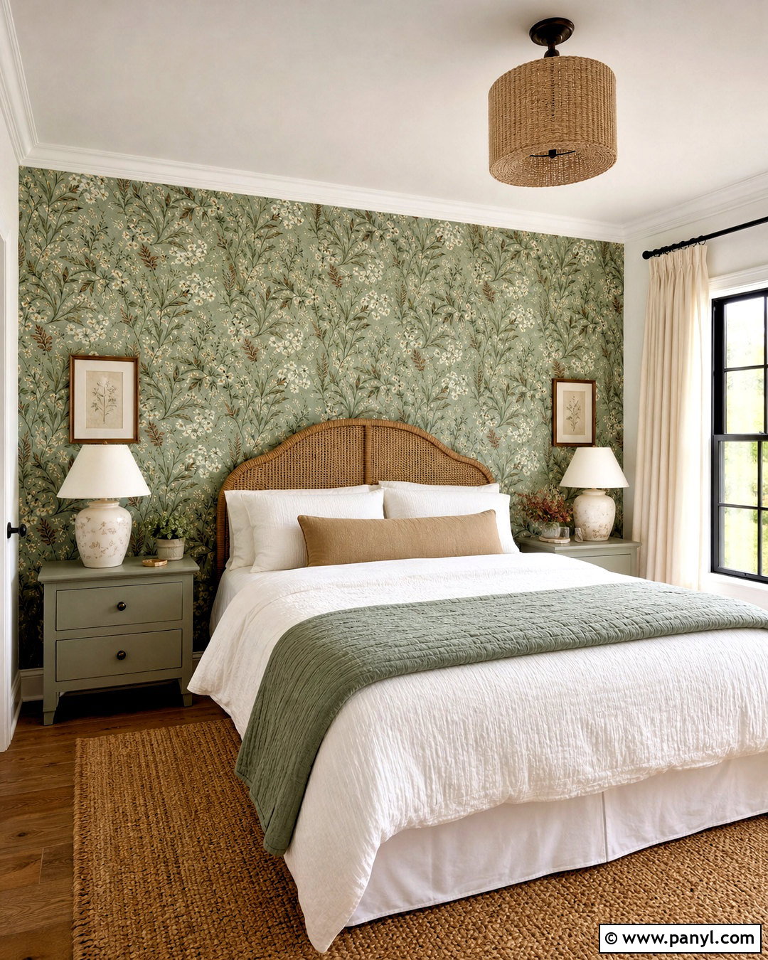 Sage Wallpaper Accent Wall - 20 sage accent wall ideas