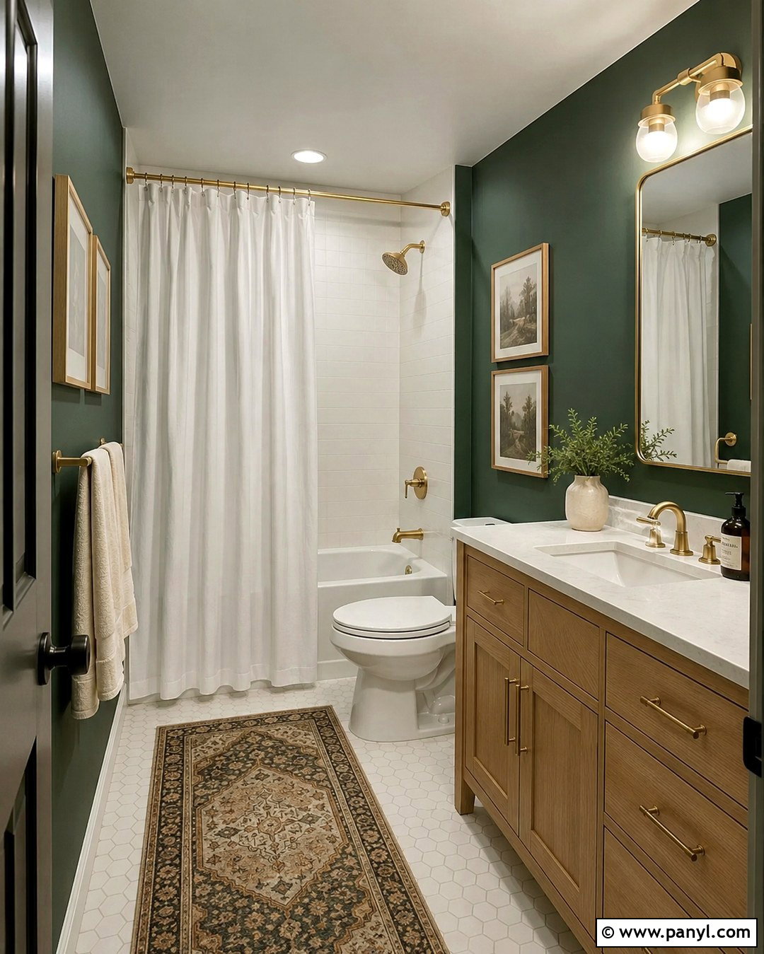 Salamander Budget Bathroom Makeover - 20 Benjamin Moore Salamander Bathroom Ideas