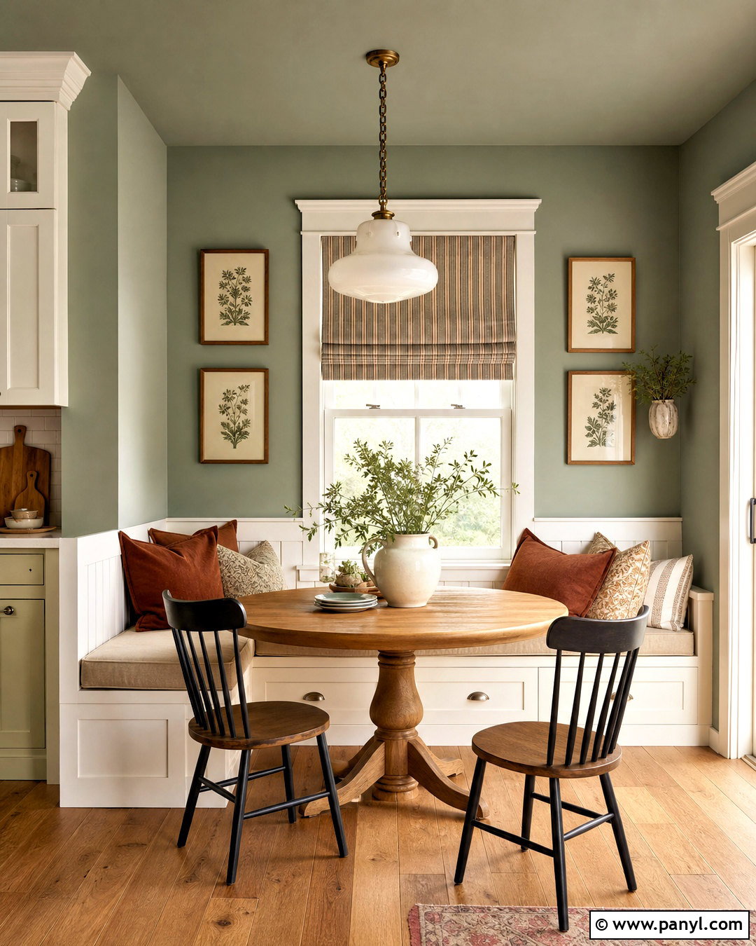 Salisbury Green Breakfast Nook - 20 salisbury green benjamin moore ideas