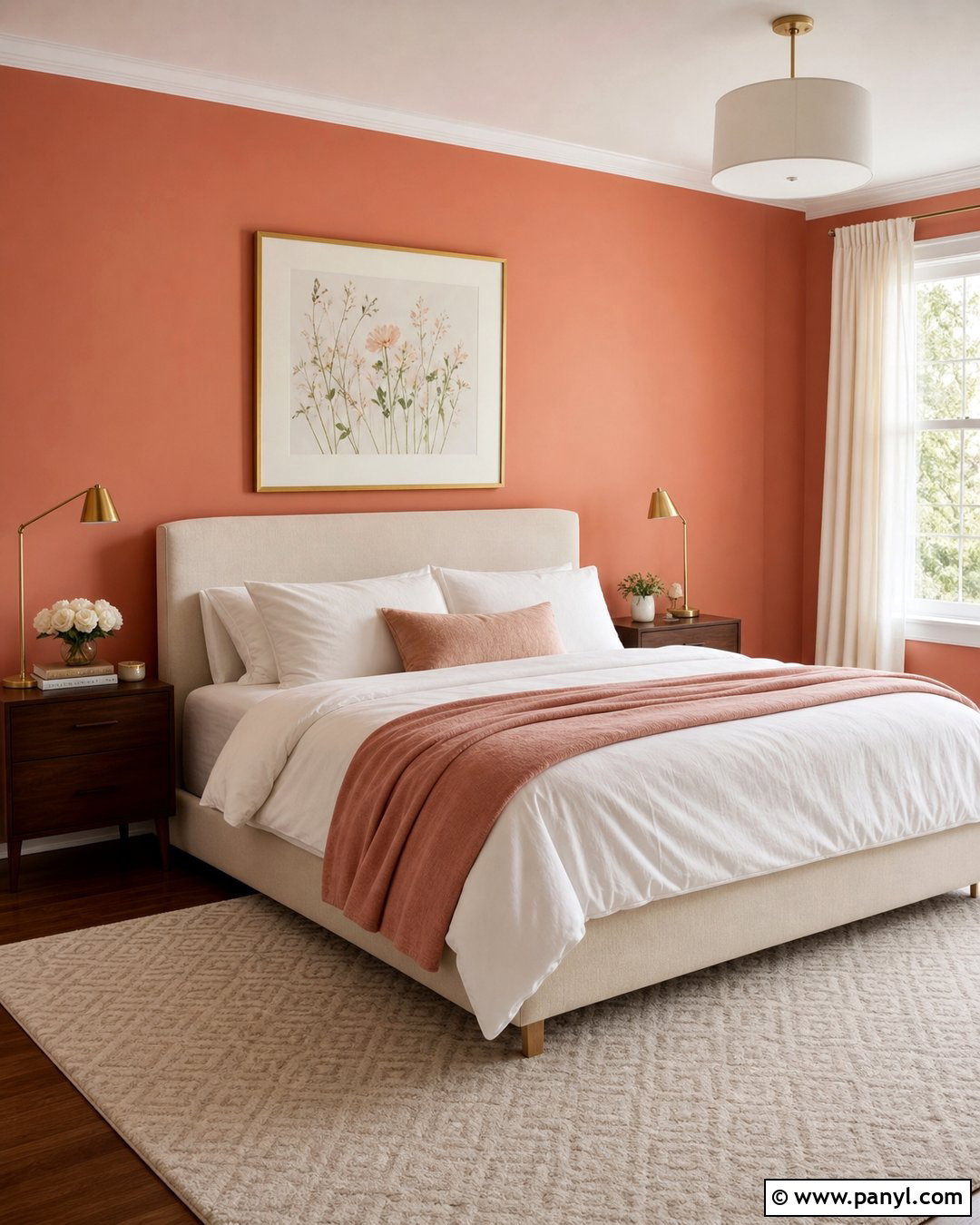Salmon And Gold Bedroom - 30 Salmon Wall Color Ideas