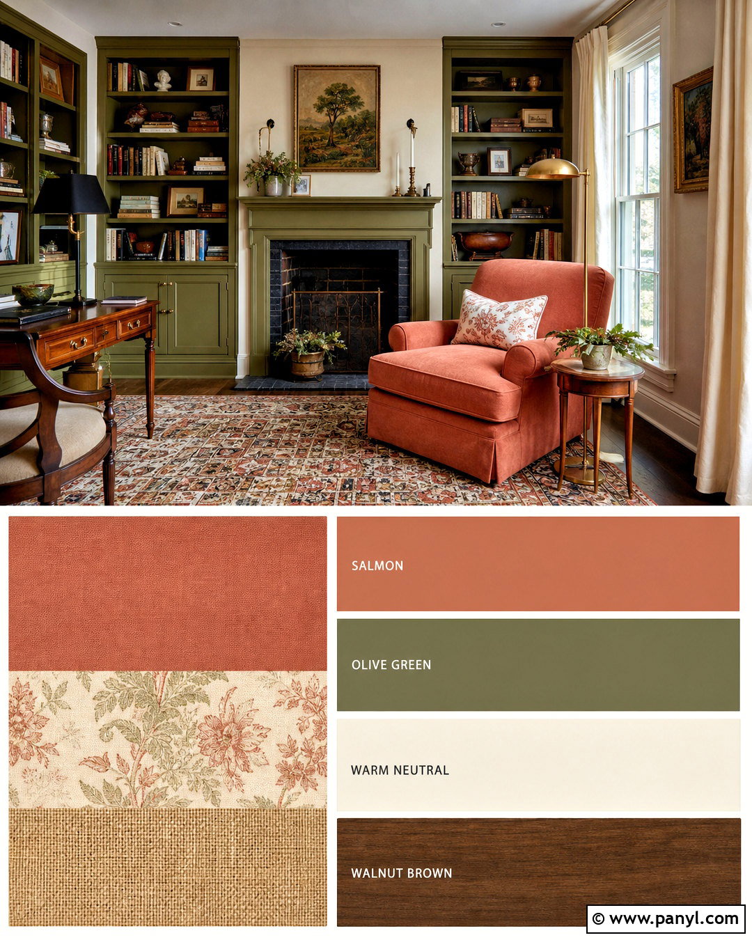 Salmon And Olive Green Color Palette - 20 salmon color palette ideas