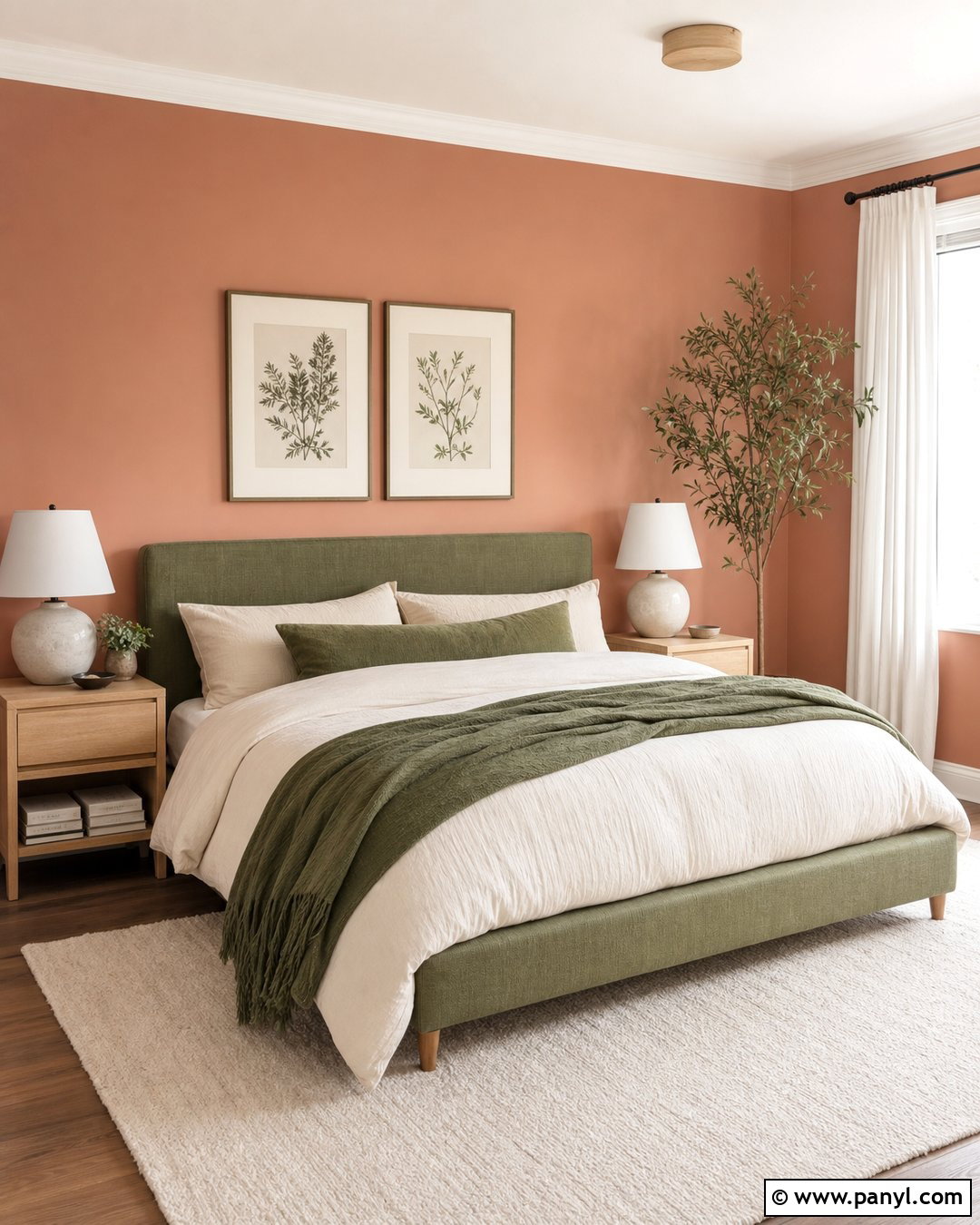Salmon And Sage Green Bedroom - 30 Salmon Wall Color Ideas