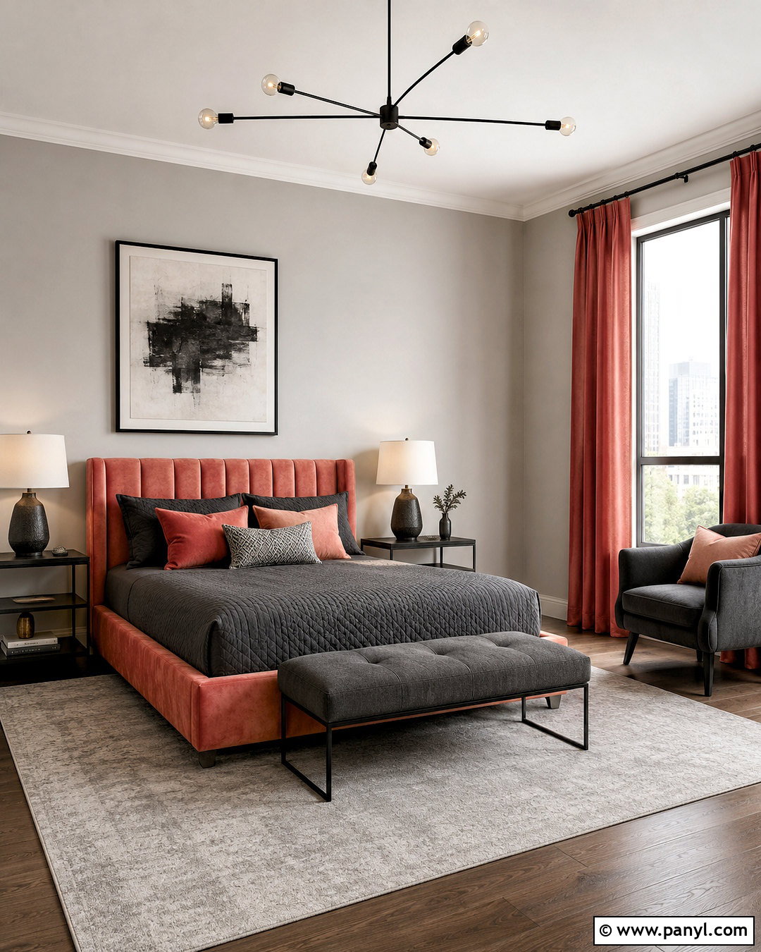 20 Salmon Bedroom Ideas for a Warm and Restful Home Retreat