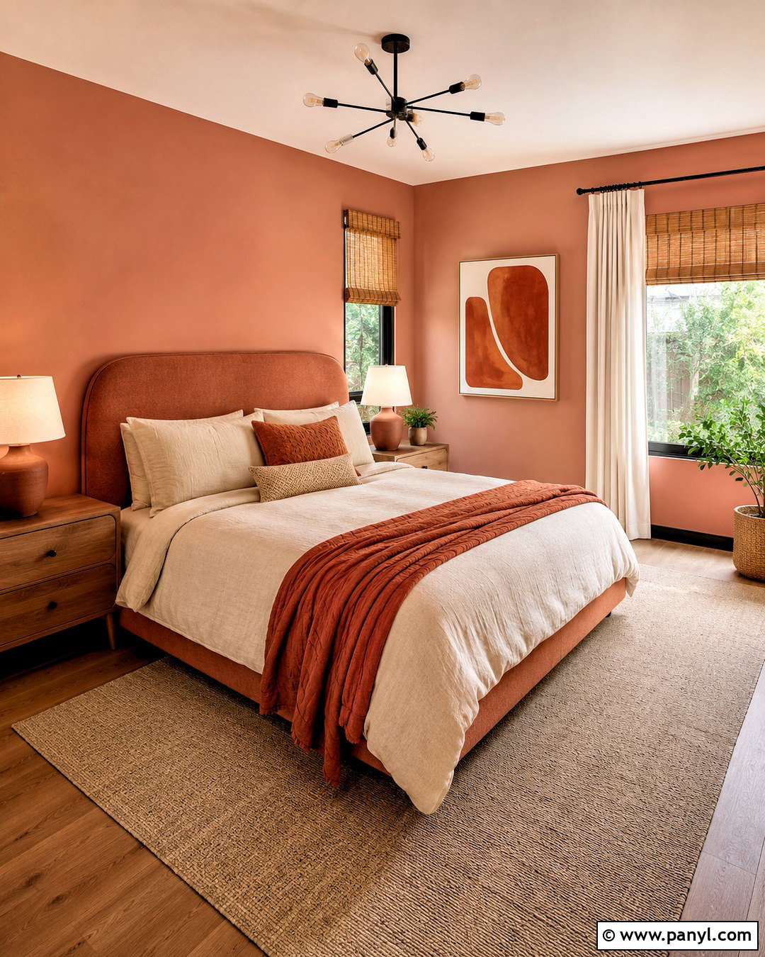 Salmon Bedroom With Terracotta - 20 salmon bedroom ideas