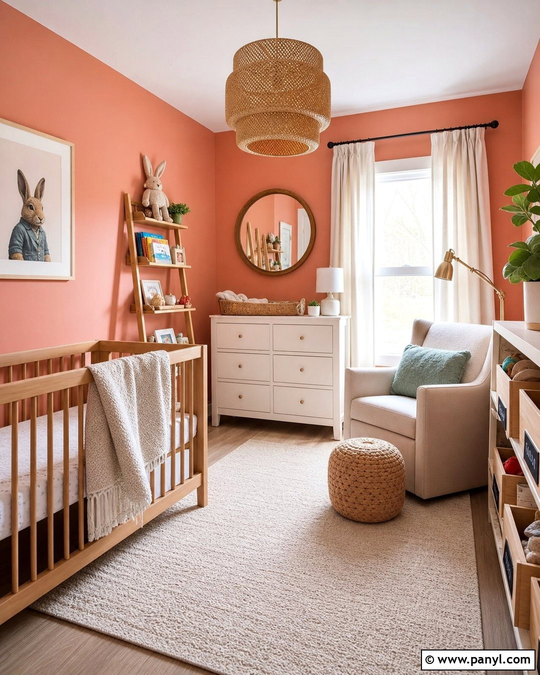 Salmon Nursery Walls - 30 Salmon Wall Color Ideas