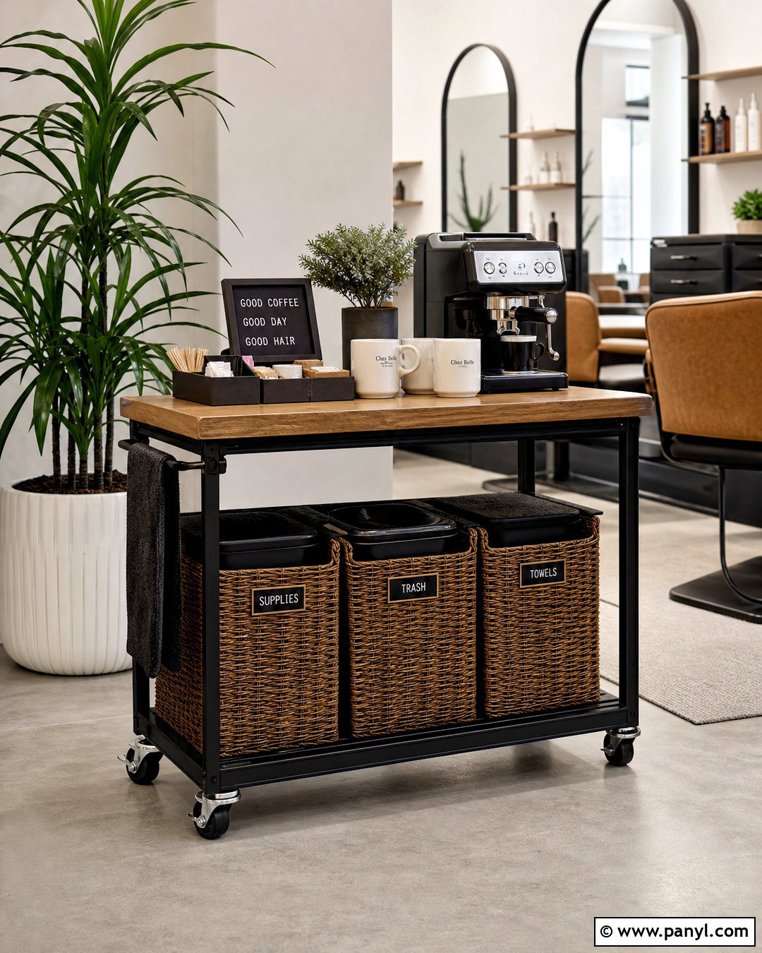 Salon Coffee Bar Cart - 20 salon coffee bar ideas