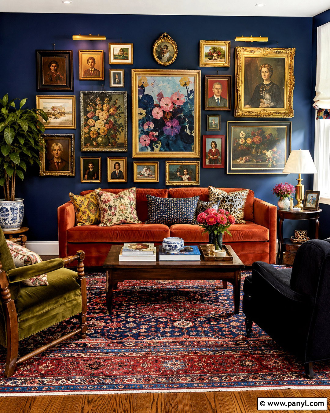 Salon Style Gallery Wall - 20 maximalist gallery wall ideas