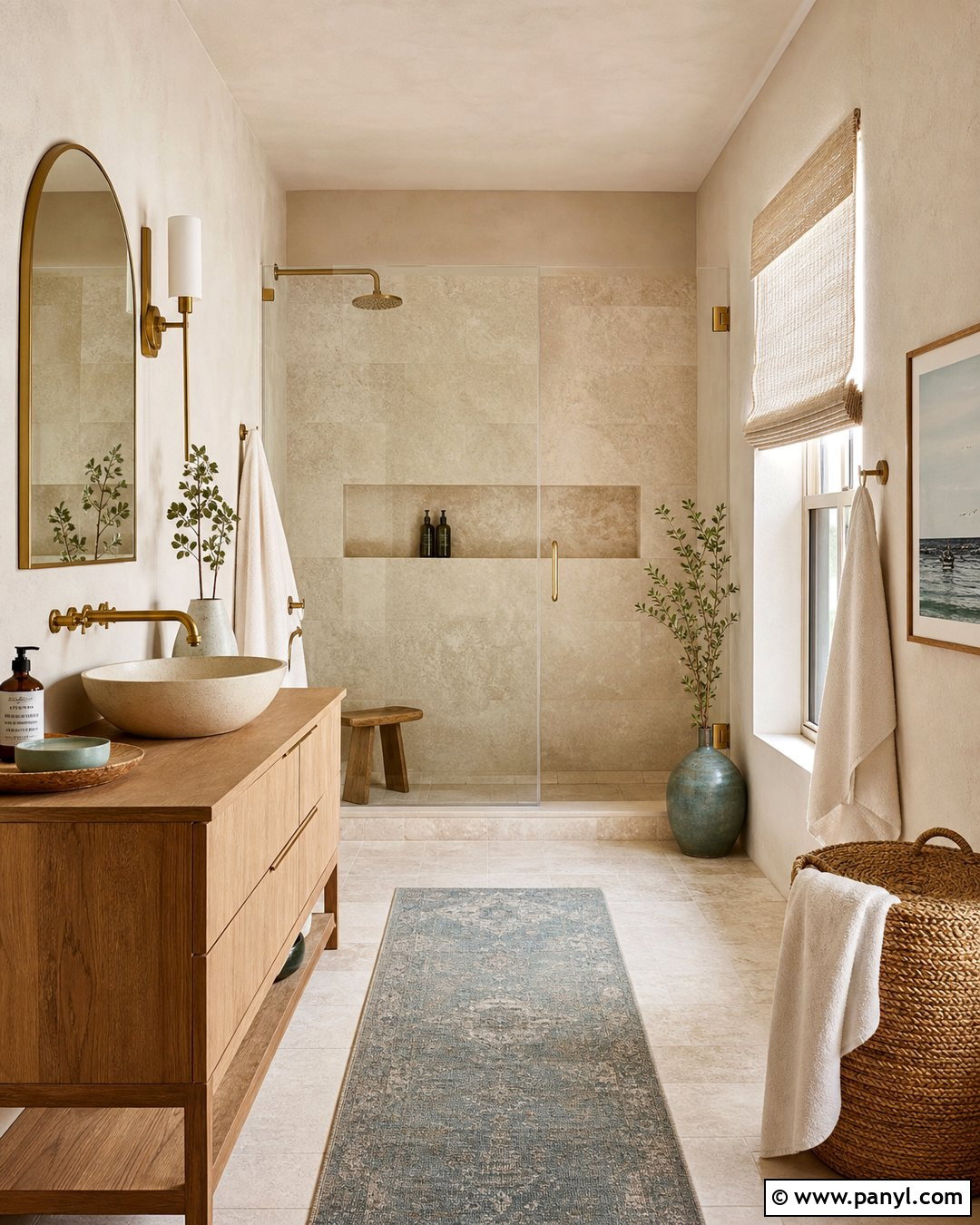 Sand Beige Bathroom - 25 Bathroom Color Trends 2027