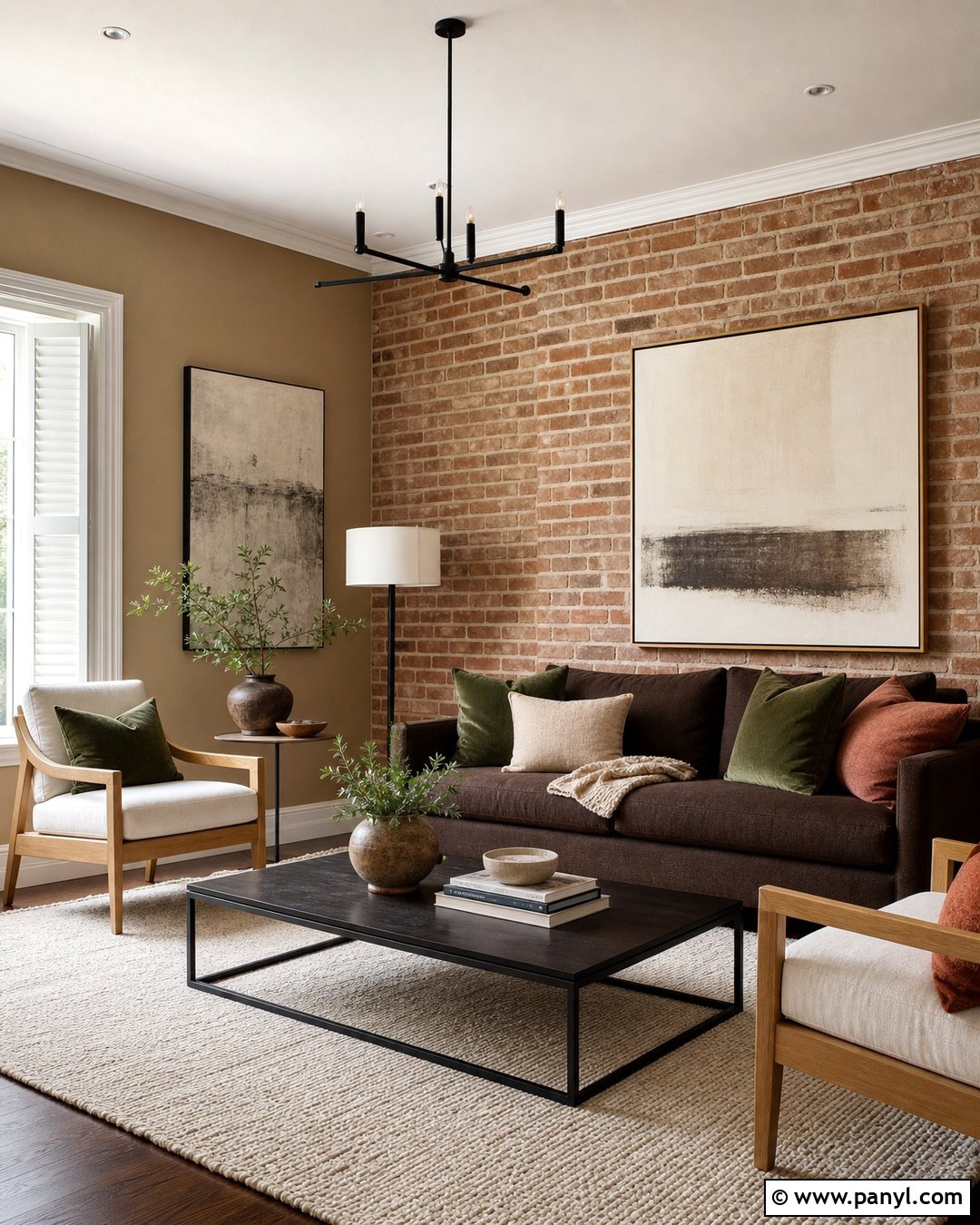 Sand Beige Paint With Brick Wall - 20 Brick Wall Paint Matching Ideas