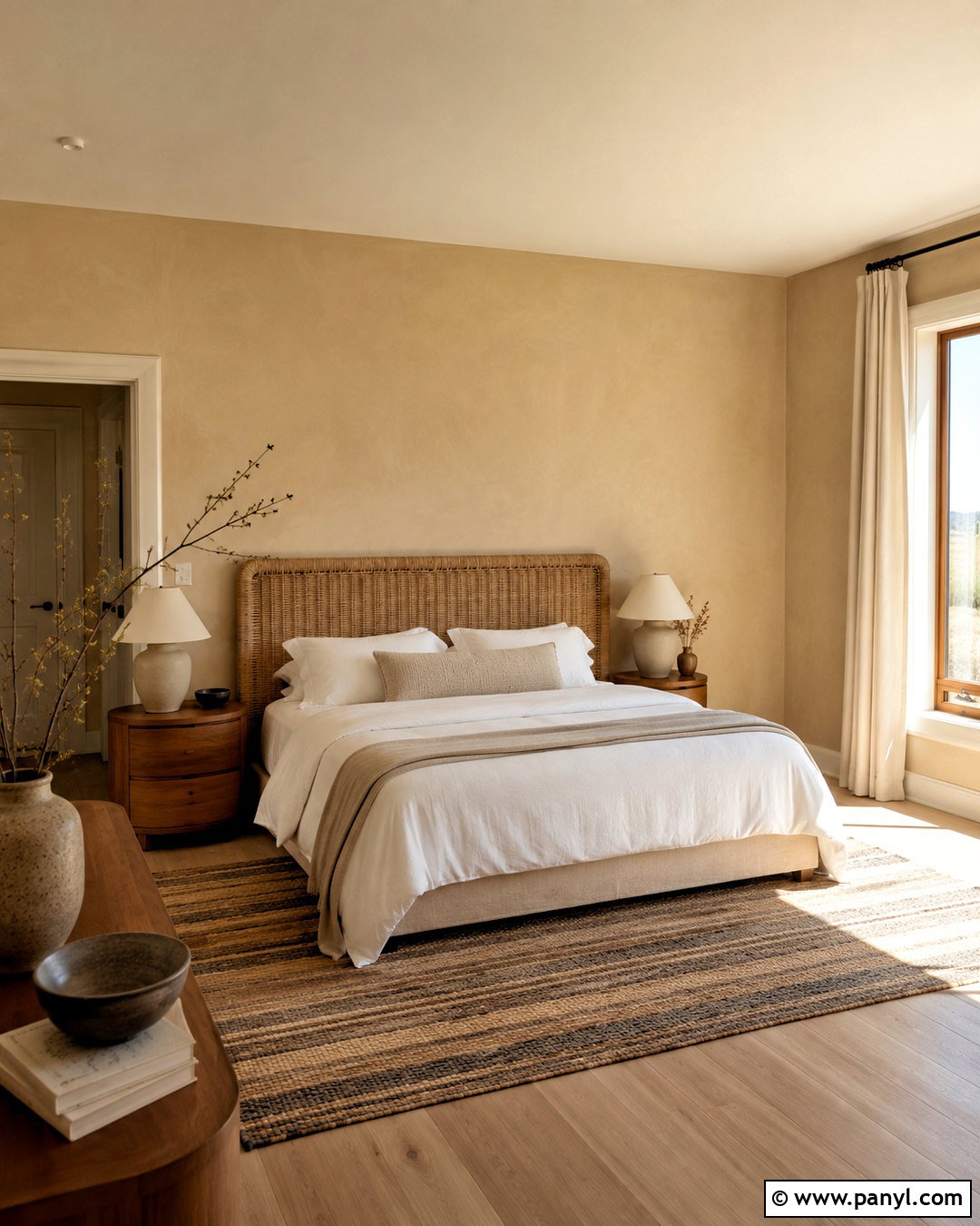Sand Limewash Bedroom - 20 limewash walls bedroom ideas