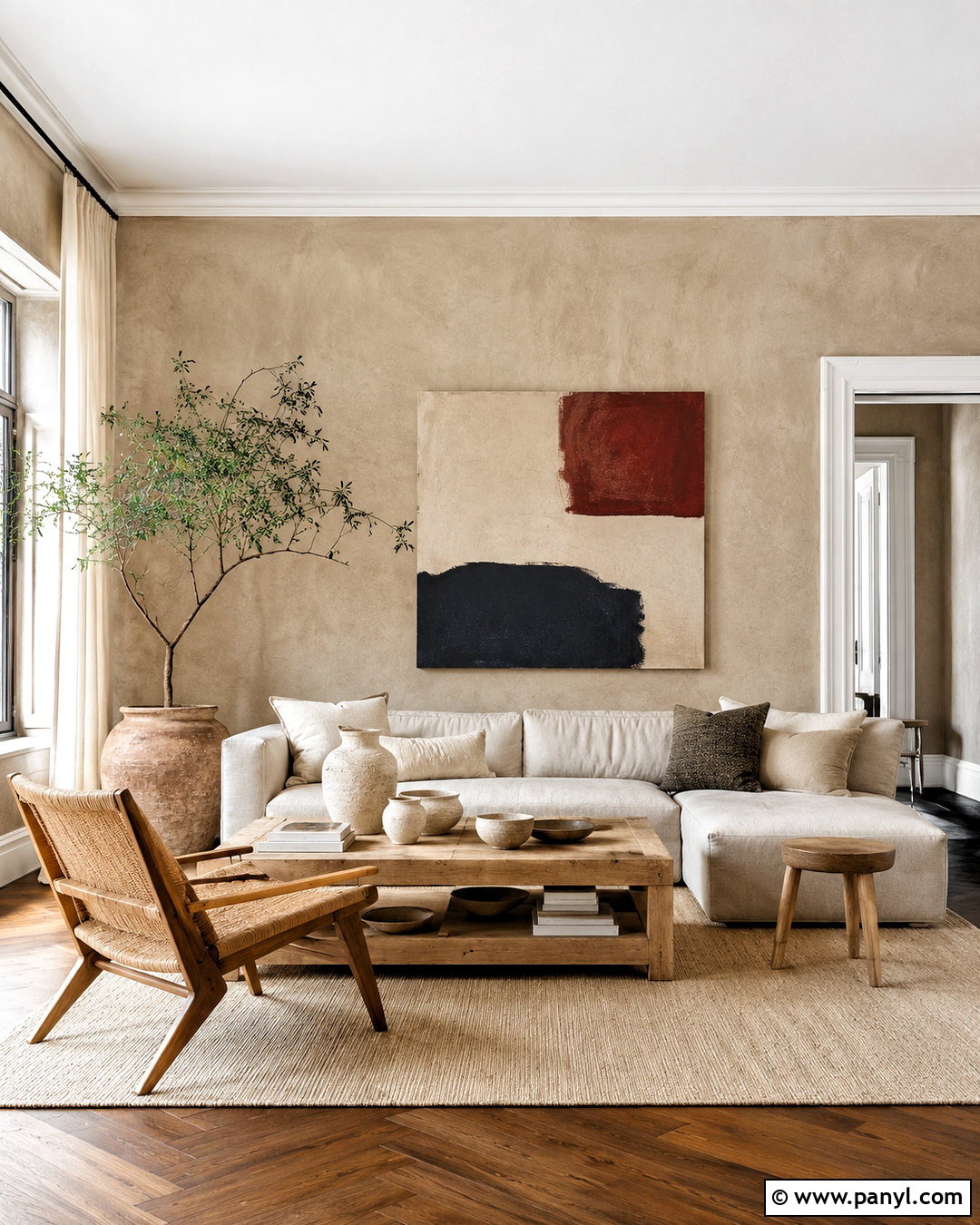 Sand Limewash Walls - 35 Sand Colored Walls