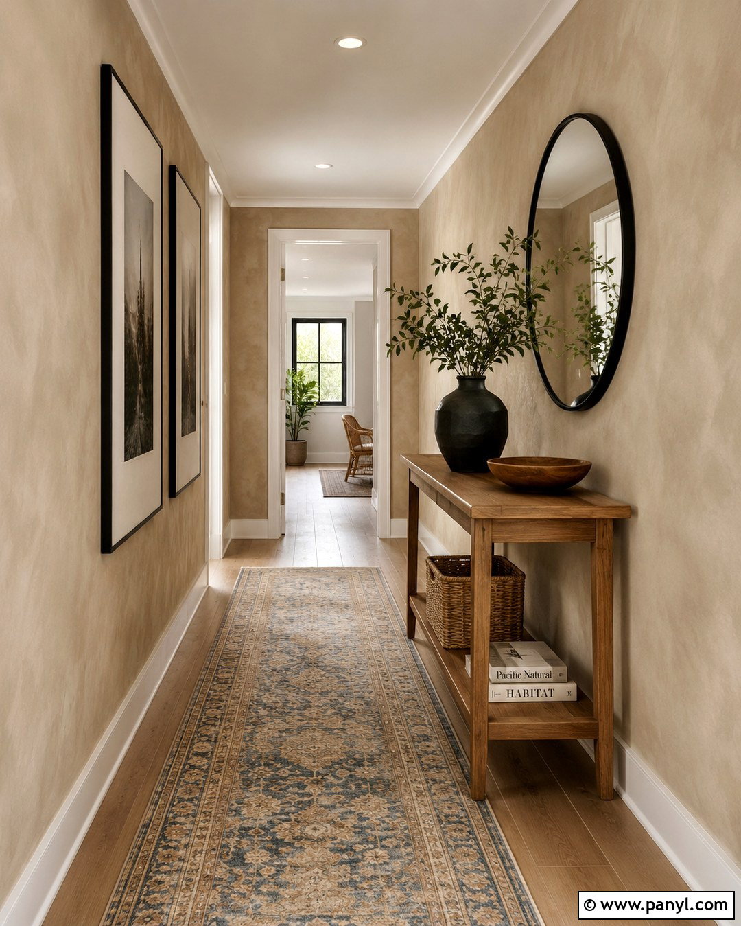 Sand Roman Clay Hallway - 20 Roman Clay Paint Walls