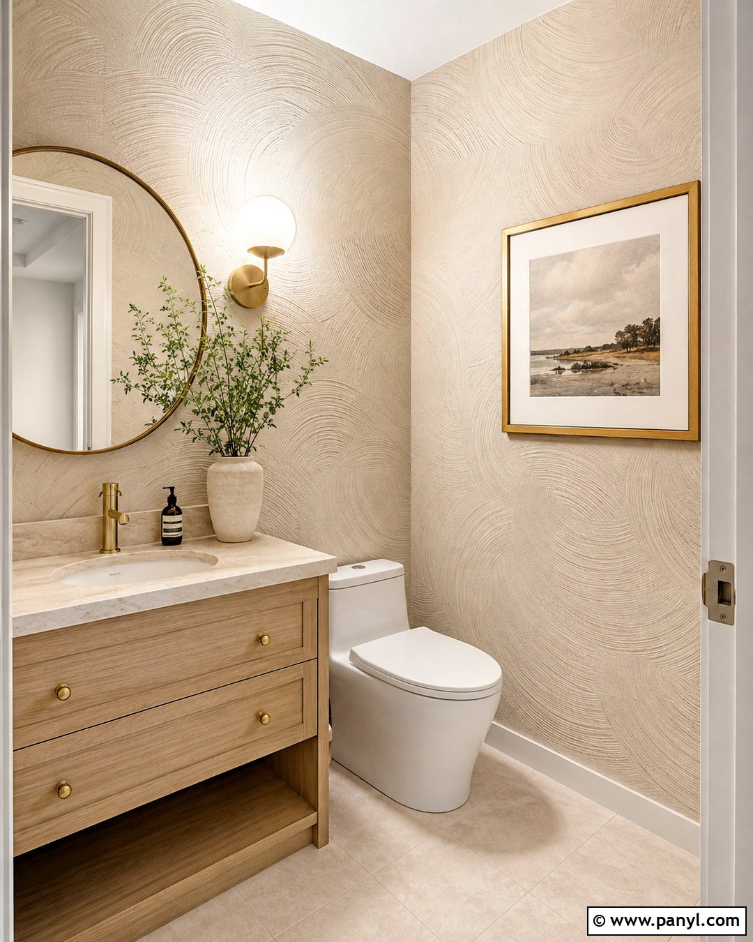 Sand Swirl Wall Texture - 20 diy wall texture ideas