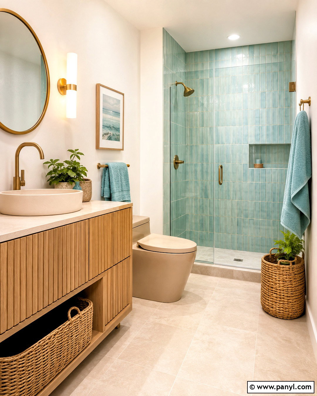 Sand Toilet Bathroom - 35 Toilet Color Ideas
