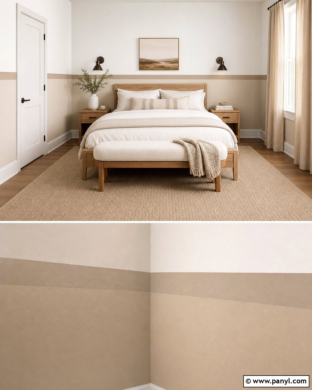 20 Neutral Color Wall Border Ideas: Easy, Polished Room Details