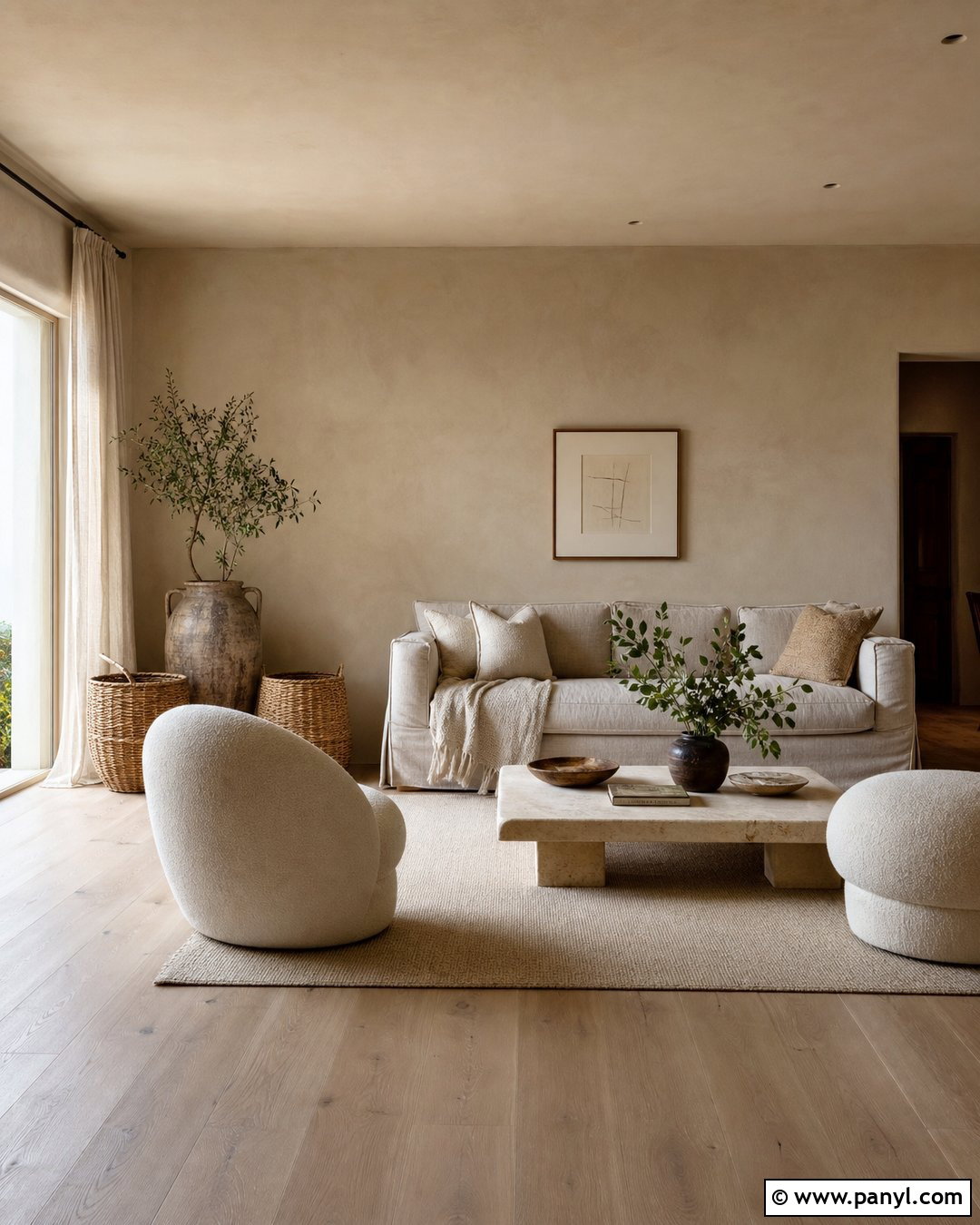 Sand Wabi Sabi Walls - 25 Wabi Sabi Wall Color Ideas