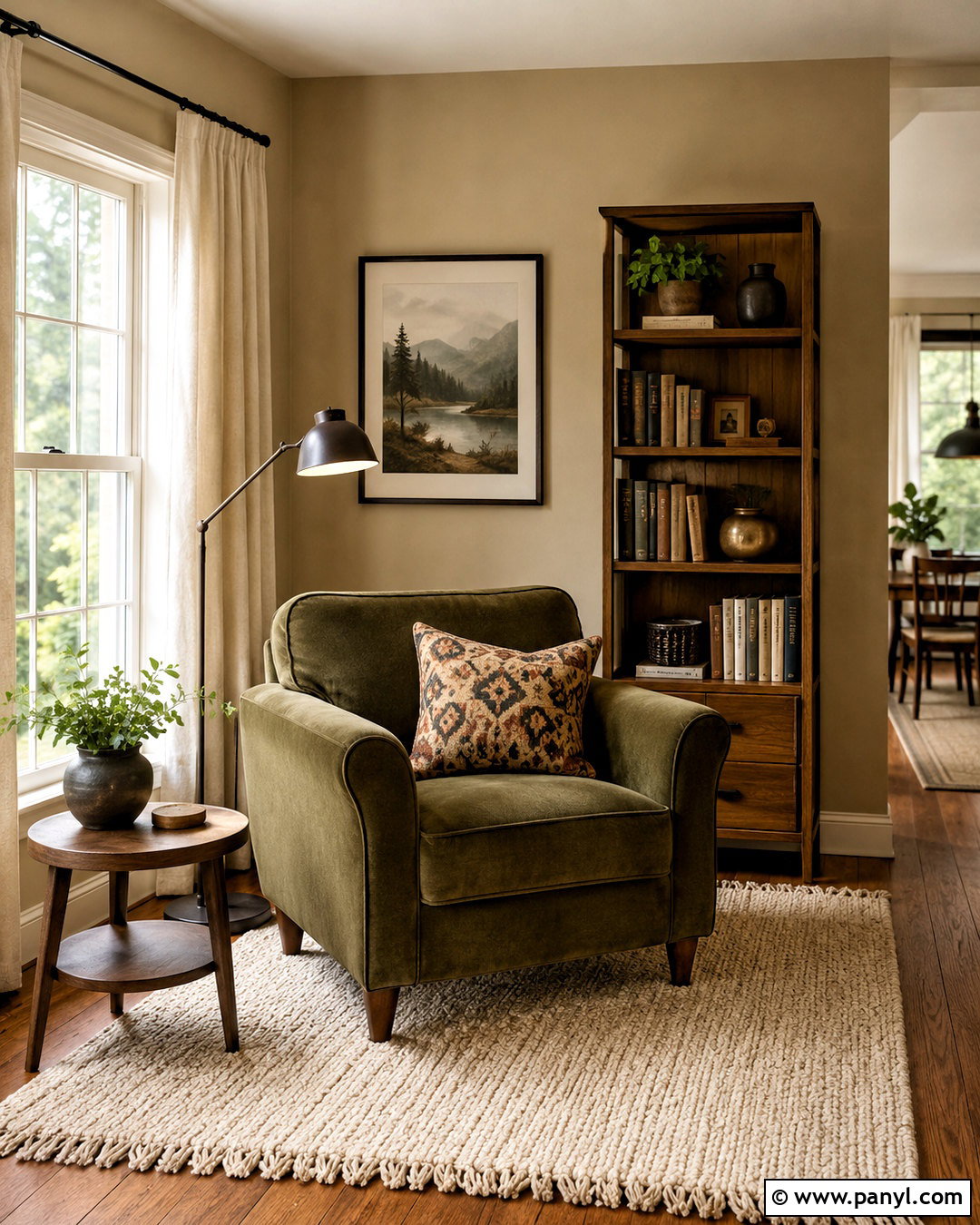Sand Walls In A Reading Nook - 35 Sand Colored Walls
