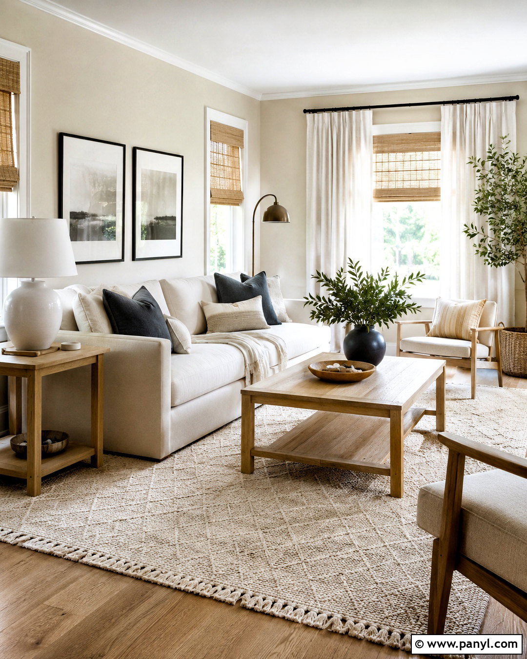 Sand Walls With White Trim - 35 Sand Colored Walls