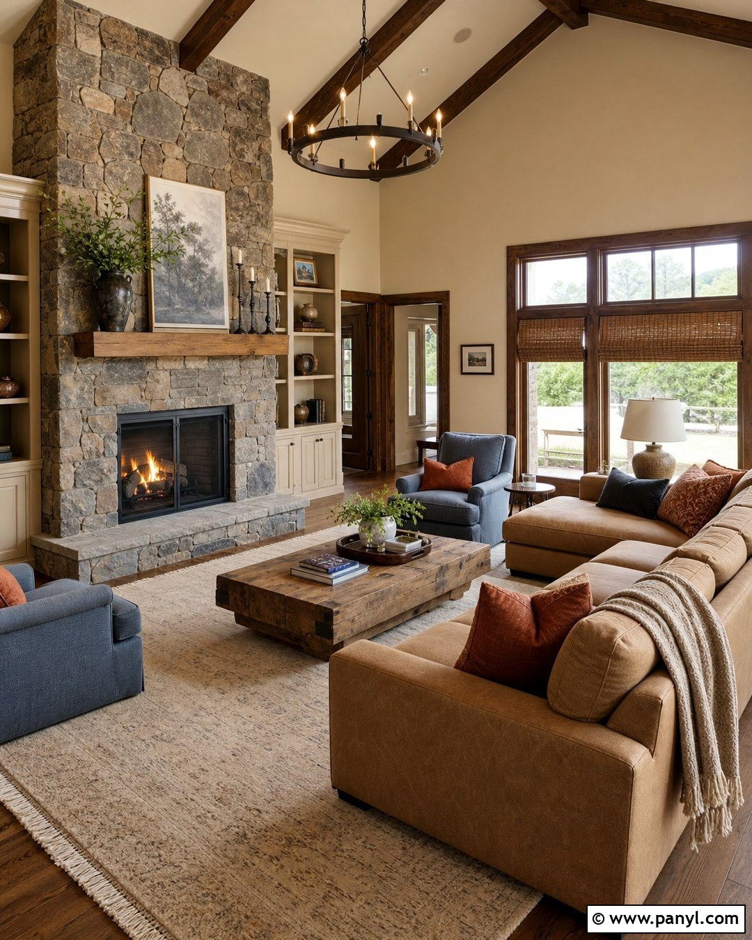 Sandstone Beige Lodge Walls - 20 Lodge Wall Colors