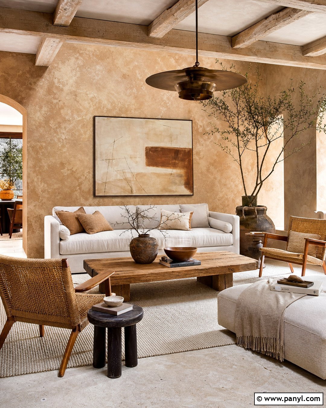 Sandstone Patina Wall - 35 patina wall ideas