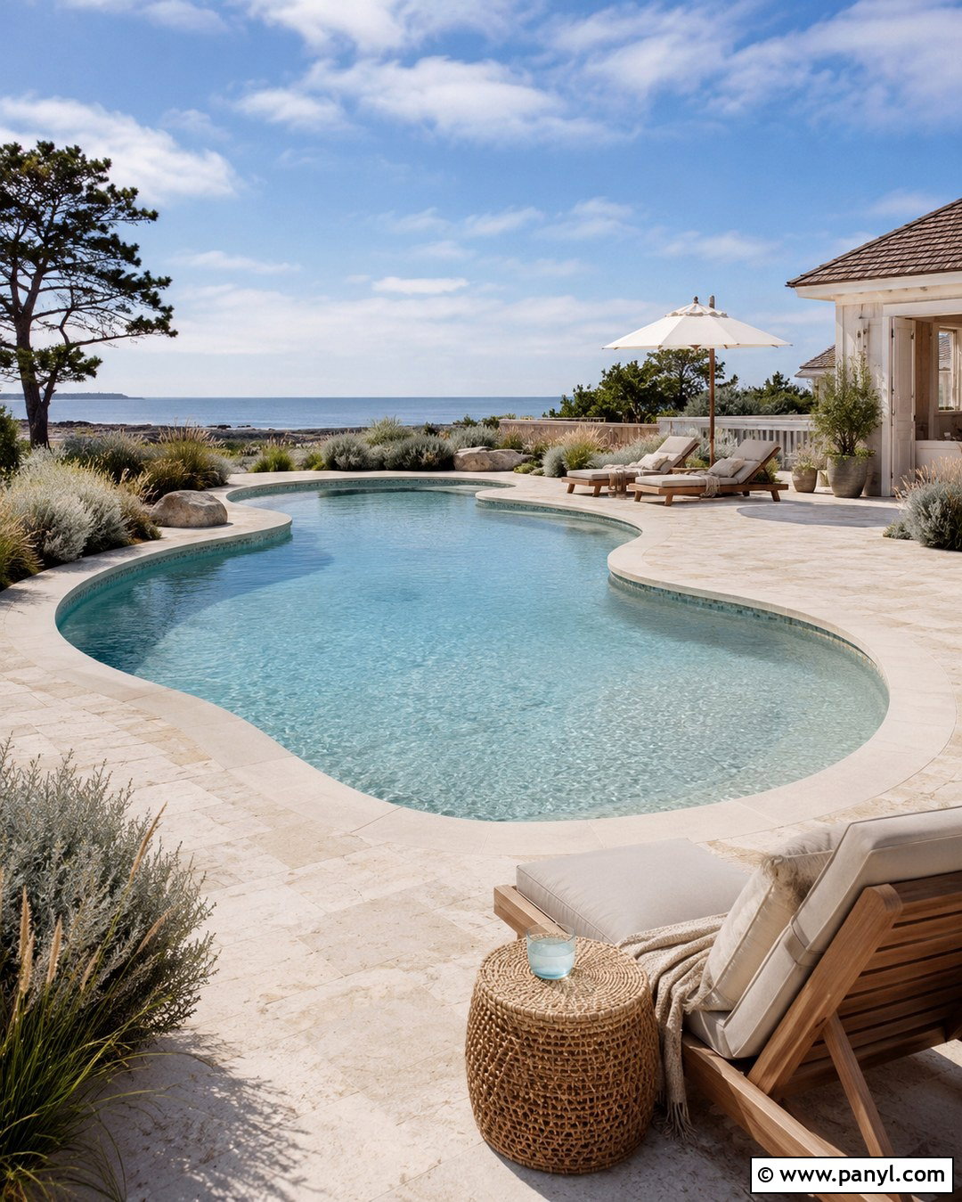 Sandy Beach PebbleTec Pool - 20 pebble tech colors