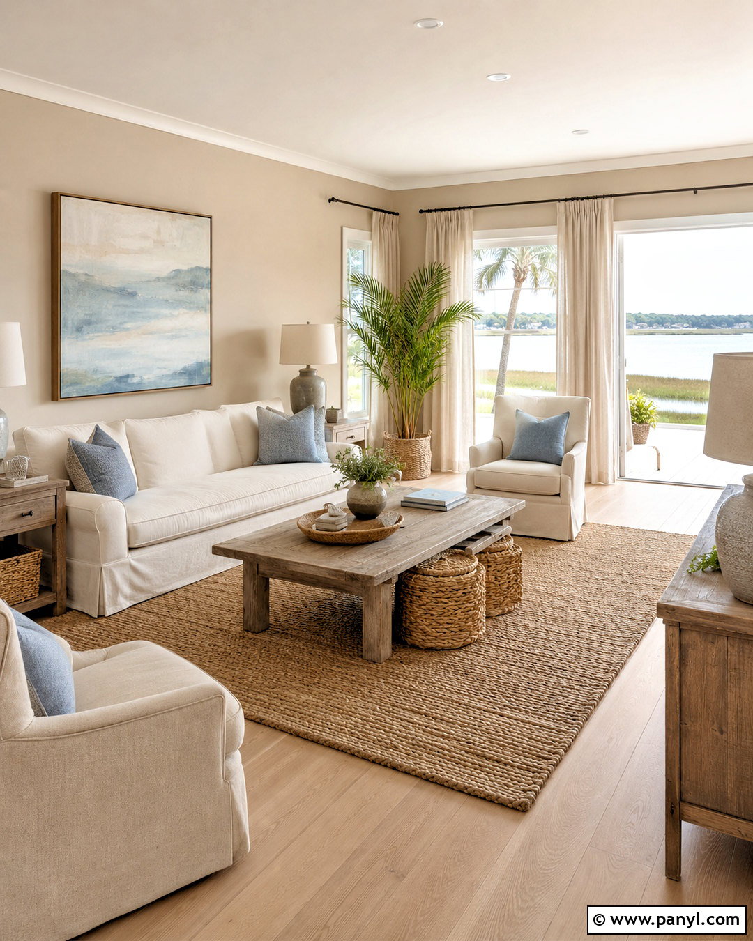 Sandy Beige Coastal Background - 20 neutral color background ideas