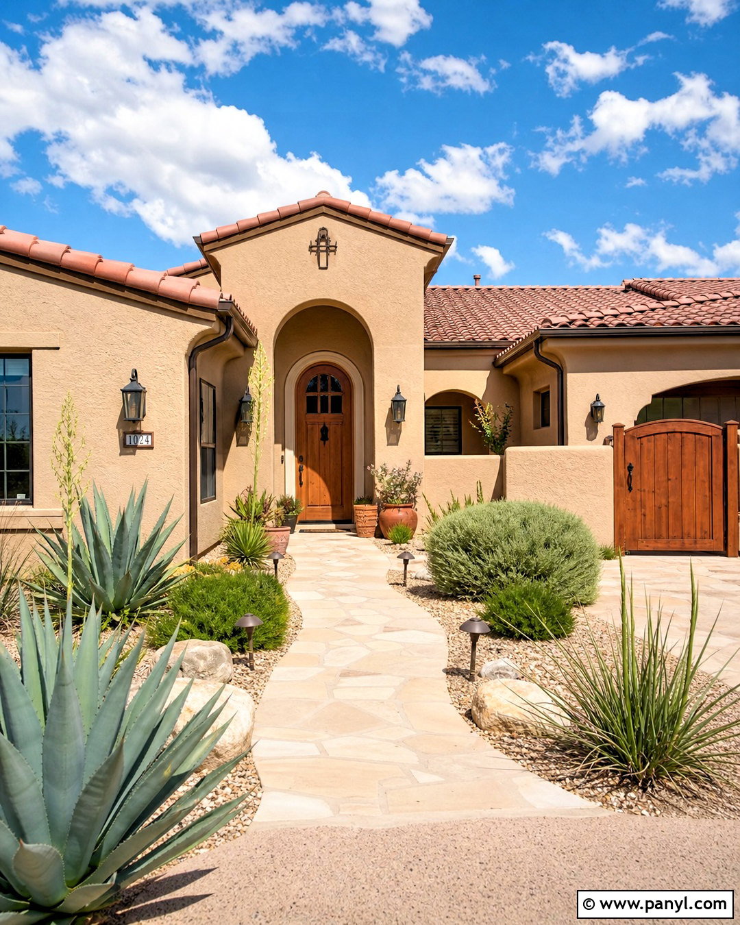 Sandy Beige Exterior House Paint - 20 external house paint colors