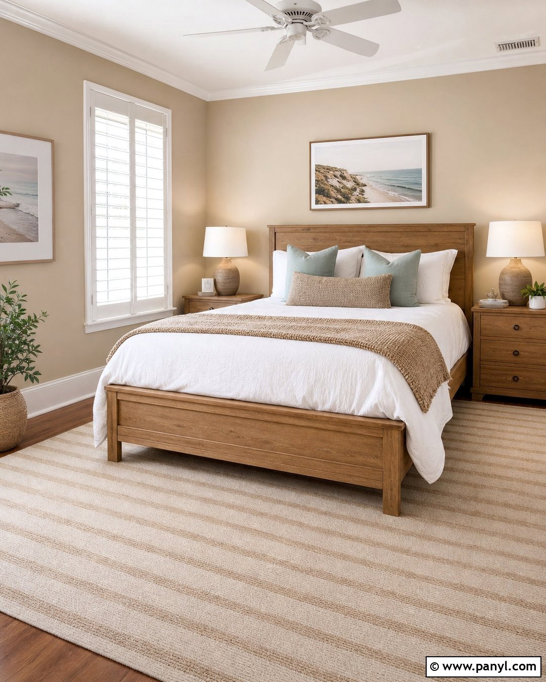 Sandy Beige Guest Room Walls - 25 Room Wall Paint Colors