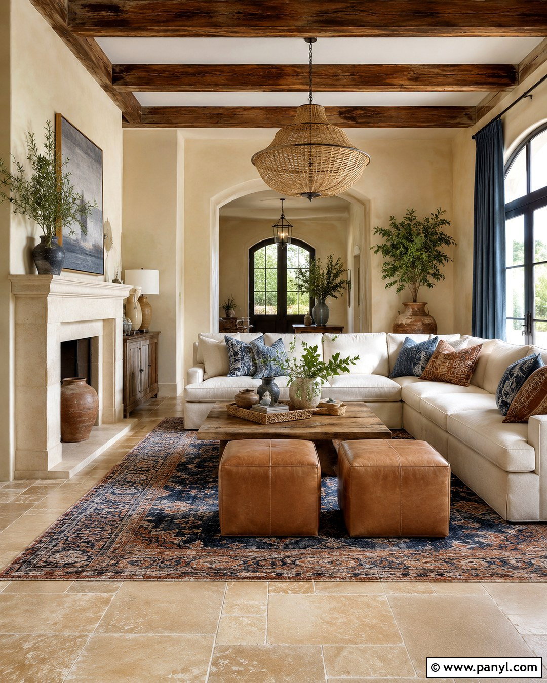 Sandy Beige Mediterranean Wall Color - 20 Mediterranean Wall Colors