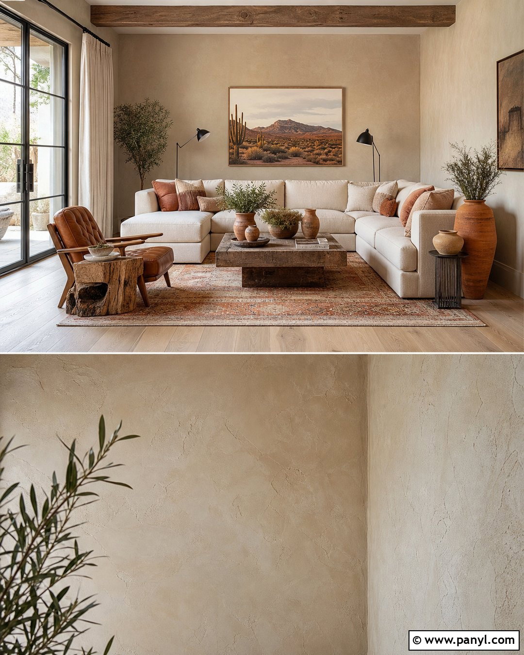 Sandy Beige Plaster Wall - 20 Plaster Wall Color Ideas