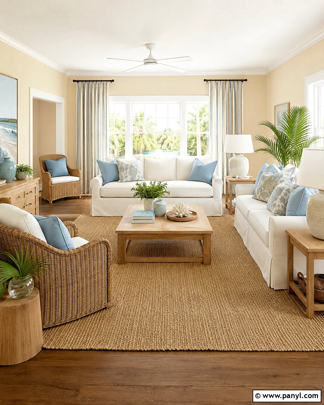 Sandy Beige Sitting Room - 35 Sitting Room Paint Color Ideas